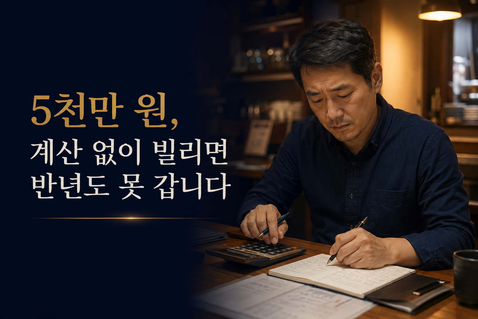 창업 운전자금 계산과 초기 현금흐름 설계를 설명하는 대표 이미지
